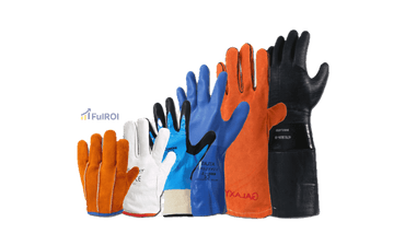 Equipos de protección personal (EPP) industrial: guantes y casco