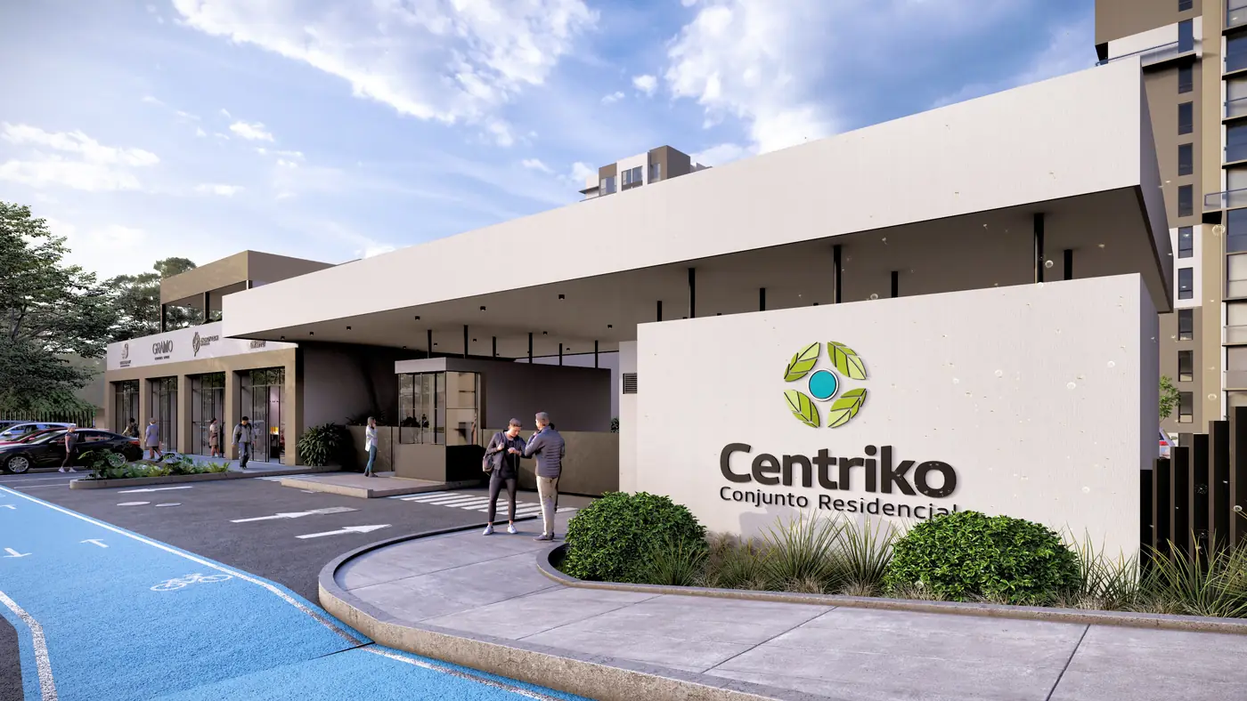Acceso principal de Centriko Conjunto Residencial