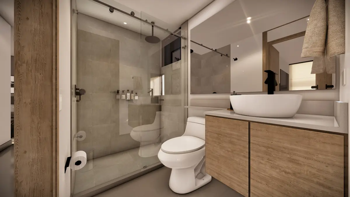 Render de baños