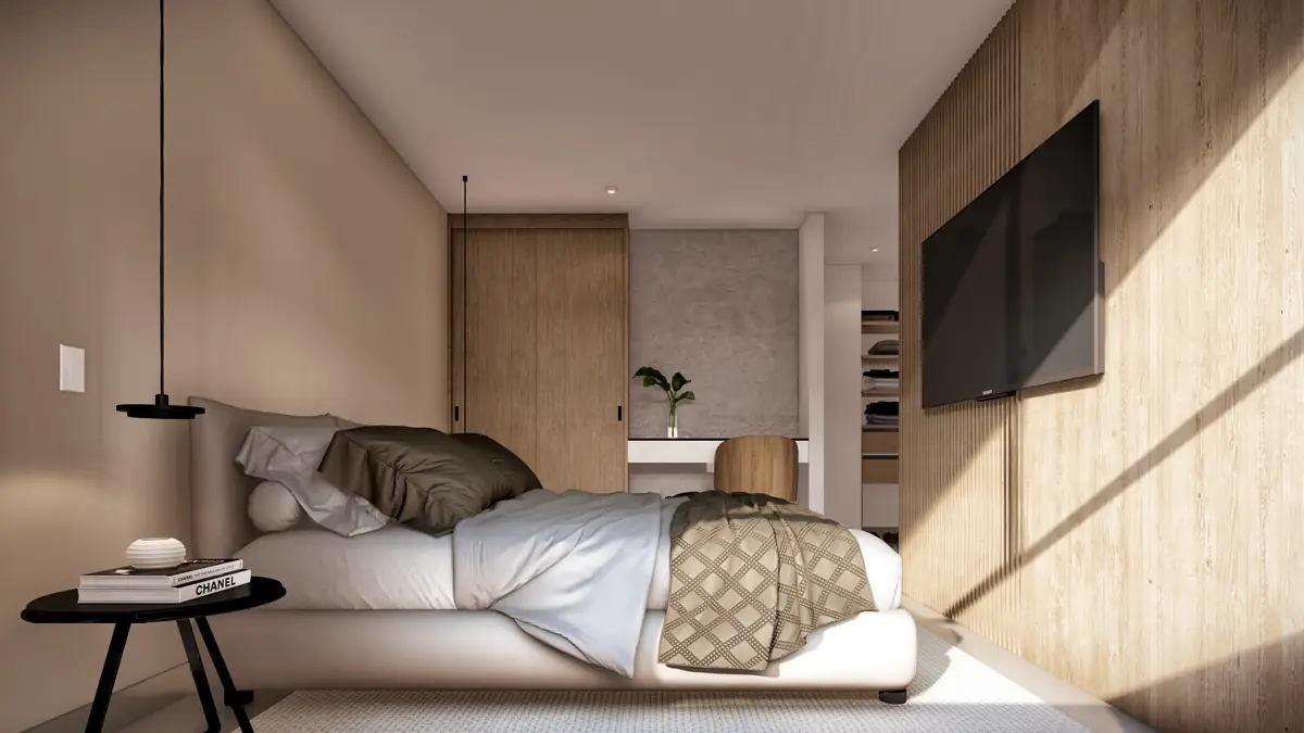 Render de habitaciones